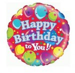 Happy Birthday To You Balloons Holographic 18"