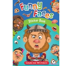 Funny Faces Sticker Book 1 & 2 ( Zero Vat )