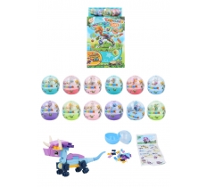 Blocks Dinosaurs Kit In Capsule x 12 Pack ( 0.58p Each )