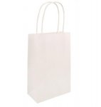 White Paper Party Bag with Matching Handles