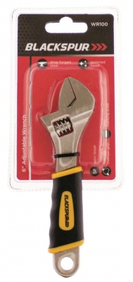 Blackspur 6" Power Grip Adjustable Wrench