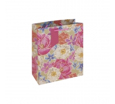 Kraft Floral Medium Bag