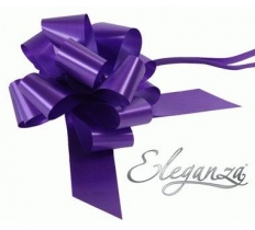 Eleganza Poly Pull Bows 50mm X 20Pcs Purple No.36