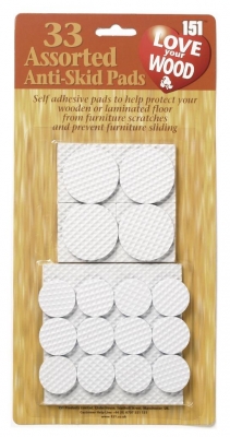 Assorted Anti-Skid Pads 33 Pack
