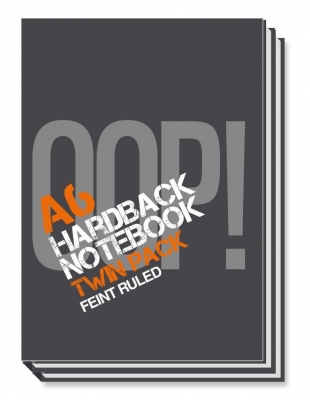 A6 Hardback Notebook 2 Pack