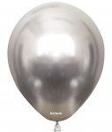 Kalisan 12" Mirror Silver Latex Balloon - 50ct