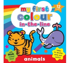 MY 1ST COLOUR IN LINE ANIMALS