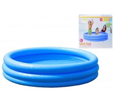 3 Ring Crystal Blue Paddling Pool 58" X 13" ( 58