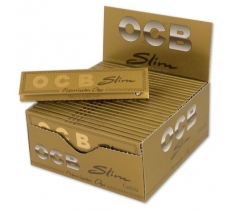 Ocb Gold King Size Slim Cigarette Paper 50 Pack