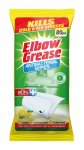 Elbow Grease Antibacterial Wipes Lemon Fresh 80 Pack