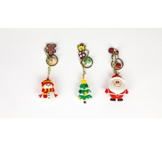 Christmas Keyring with pendent mix