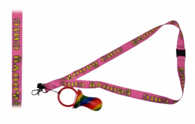 Groovy Lanyard With Rock Dummy