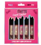 Liquid Lipstick Pink Matte 5Pack