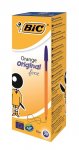 Bic Orange Original Fine Ballpoint Pen 0.3mm Blue Pack Of 20