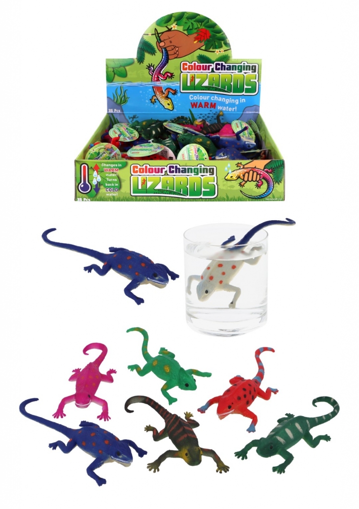 Lizard Colour Changing 15cm - Click Image to Close