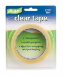 Ultratape 24mm X 50M Clear Tape Carded