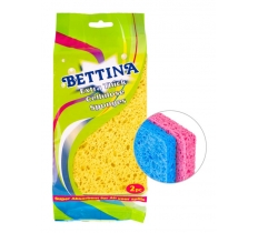 Bettina 2Pc Extra Thick Cellulose Sponge Wipes