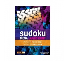 MEGA LARGE PRINT MODERN SUDOKU BOOK 1 - EASY & MEDIUM