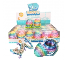3D Printed 28cm Dragon In Surprise Egg Toy ( Assorted )