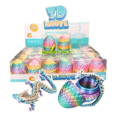 3D Printed 28cm Dragon In Surprise Egg Toy ( Assorted )
