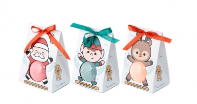 Christmas Festive Friends Bath Bomb in Gift Box