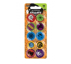 HALLOWEEN MINI CHARACTER STAMPS 10 PACK