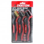 Dekton 3 Pack Mini Wire Brush Set
