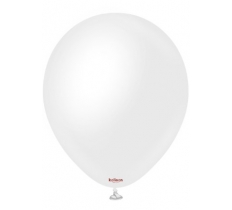 Kalisan 12" Opaque Satin Snow White 50CT