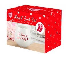 Valentines Mug & Socks Set
