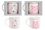 Gift Mug 12oz New Bone China Mummy & Daddy