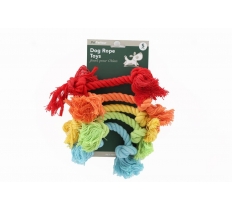 Pet Rainbow Rope Toys Pack Of 5
