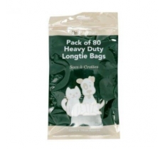 Pet Heavy Duty Long Tie Bags 80pack