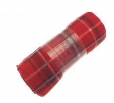 Tartan Red Fleece Throwover 120X150cm