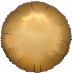 Amscan Silk Lustre Gold Circle Standard Foil Balloons