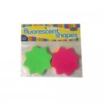 County Fluorescent Stars 74mm 50 Pack