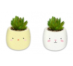 Easter Ceramic Artificial Plant