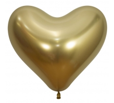 Reflex 14" Heart Gold 50 Pack
