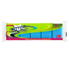 Bettina 10Pc Shaped Sponge Scourer Blue/White Non Scratch