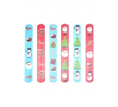 Christmas Snap Bracelets 22 X 3cm ( Assorted Designs )