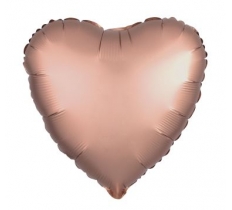 Amscan Rose Gold Heart Standard Foil Balloons