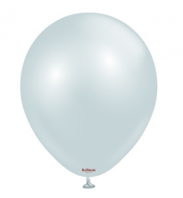 Kalisan 18" Aura Ice Blue Latex Balloon 25 Pack