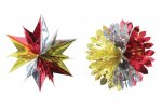 Christmas Home Decs Foil Starburst / Snowball