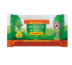 Pest Shield Mosquito & Insect Repellent Wipes 25 Pack