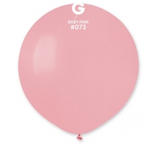 Gemar 19" Pack Of 25 Latex Balloons Baby Pink #073