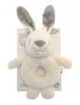 Eco Friendly Little Bunny Design Plush Ring Rattle Baby Toys