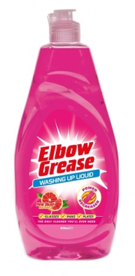 Elbow Grease Pink Washing Up Liquid 600ml