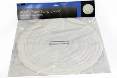 40cm White Paper Lamp Shade