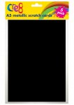 A5 Metallic Scratch Card, 5 Sheets