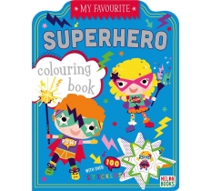 My Favourite Superhero Colouring Book with over 100 Stickers