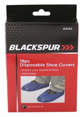 Blackspur Disposable Shoe Covers Pack 18 Pack